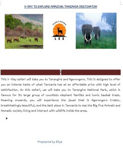 Two days to explore Tanzania
