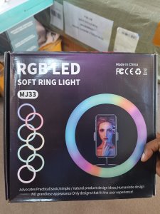 RGB Led Soft Ring Light 13inch
