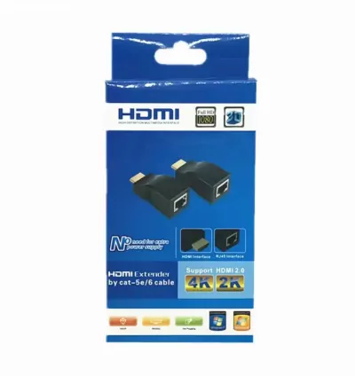 RJ45 4K HDMI Compatible Extender Extension Up to 30m