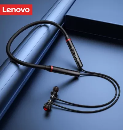 Lenovo HE05X Wireless Earphone Magnetic Neckband Headphone