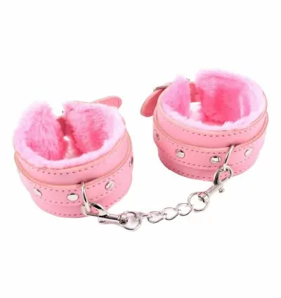 Bondage Handcuffs, Pink,Purple