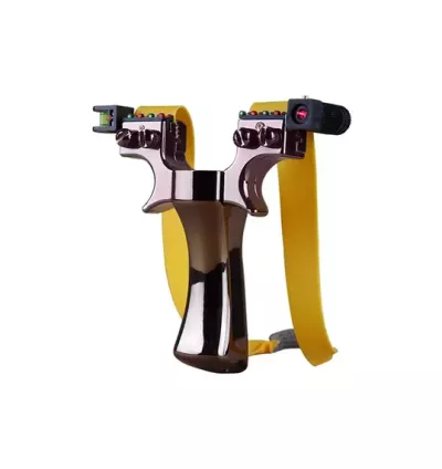 Powerful Laser Sligshot Upgrade Double Screw Fast Press Rubber Band Slingshot Outdoor HuntingShooting Catapult With Sling Ammo