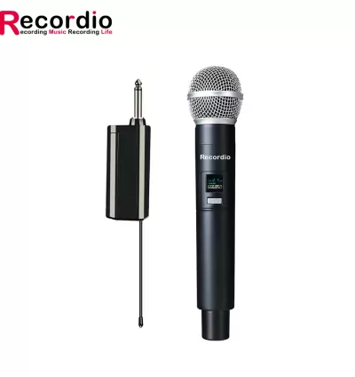 Wireless UHF Microphone Karaoke Performance Outdoor Audio DJ Singing Ktv Conference With Receiver Mic