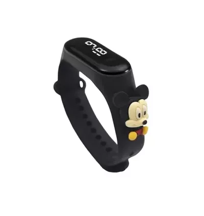 LED Square Dial Kids Watch - Digital LED Timepiece for Boys and Girls