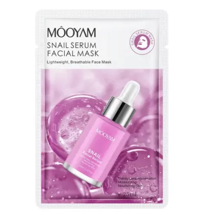 MOOYAM Snail Serum Facial Mask