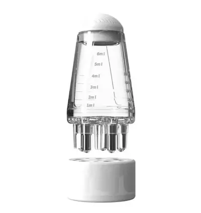 Scalp Dispenser Head Essential Oil Ball Massage Dosage 1-6ml Hair Nurturing Liquid Apply to Hair Guide Comb