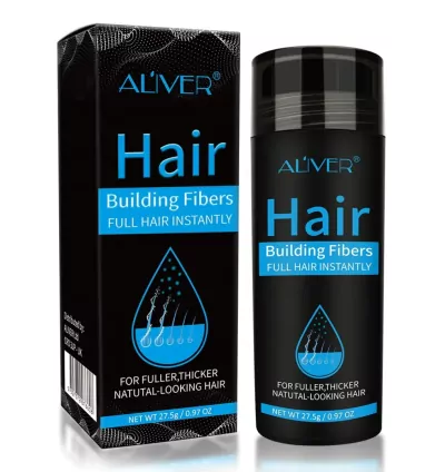 Aliver Hair Fibres 27.5g – Professional Hair Loss Concealer & Thickening Powder for Men & Women