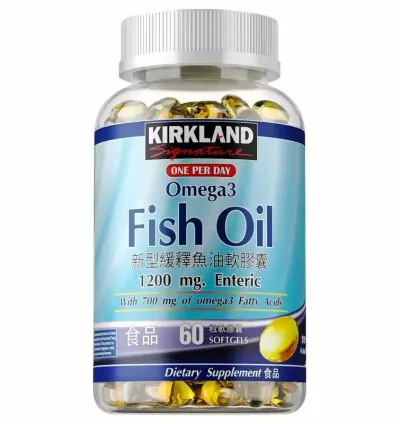 Kirkland Signature Omega 3 Fish Oil 1200Mg - Supports Heart, Brain, and Joint Health, Maintaining Vitality and Boosting Energy with EPA & DHA