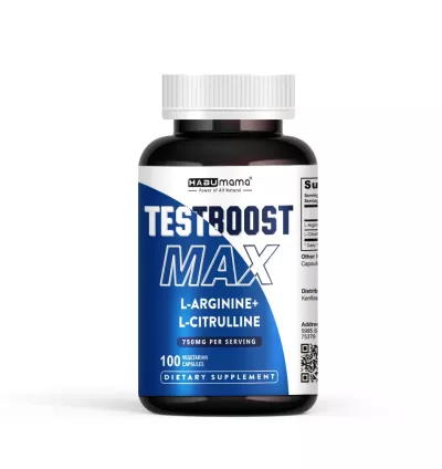 HabuMama TestBoost Max – L-Arginine + L-Citrulline (750mg per serving)